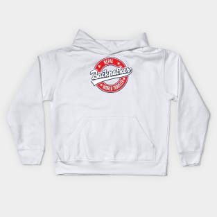 Nepal backpacker world traveler retro logo. Kids Hoodie